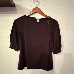 Elegant Brown Women's Top